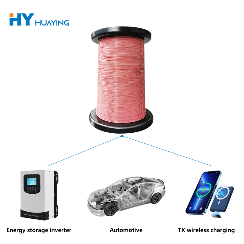 PTFE පරිවරණය කළ චුම්බක වයර්